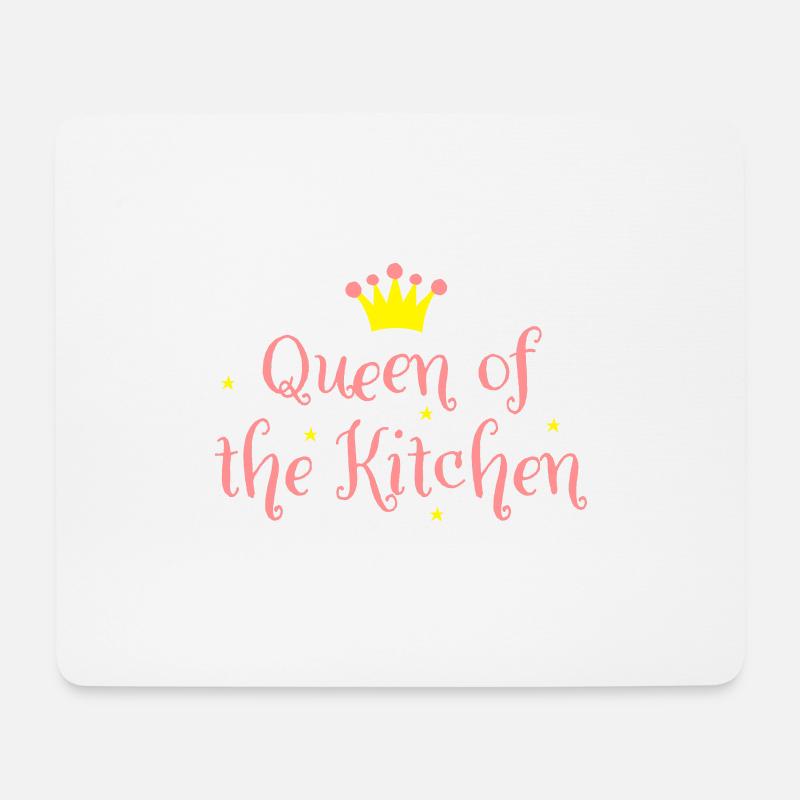Queen of the Kitchen - Mousepad (Querformat) - Weiß