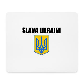 Slava ukraini - Mousepad (Querformat) - Weiß - Vorne