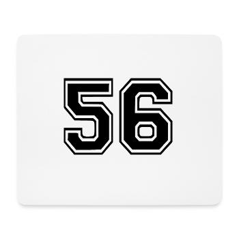 56 - Mousepad (Querformat) - Weiß - Vorne