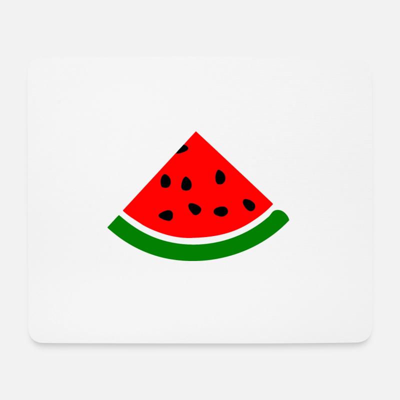 Wassermelone - Mousepad (Querformat) - Weiß
