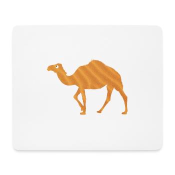Dromedar Wüste - Mousepad (Querformat) - Weiß - Vorne