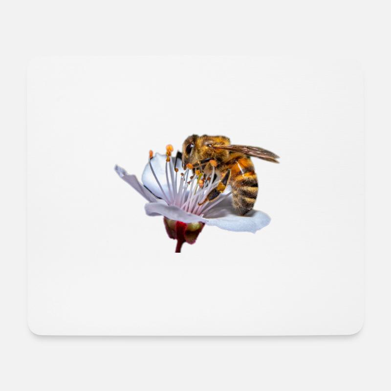 Bee / Bee - Mouse Pad (horizontal) - white