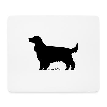 cocker love - Mouse Pad (horizontal) - white - Front