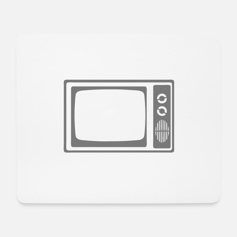 tv tv fernsehen 2303 - Mousepad (Querformat) - Weiß
