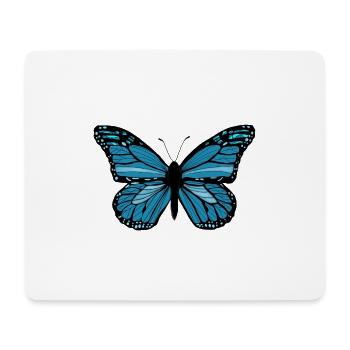 Schmetterling - Mousepad (Querformat) - Weiß - Vorne