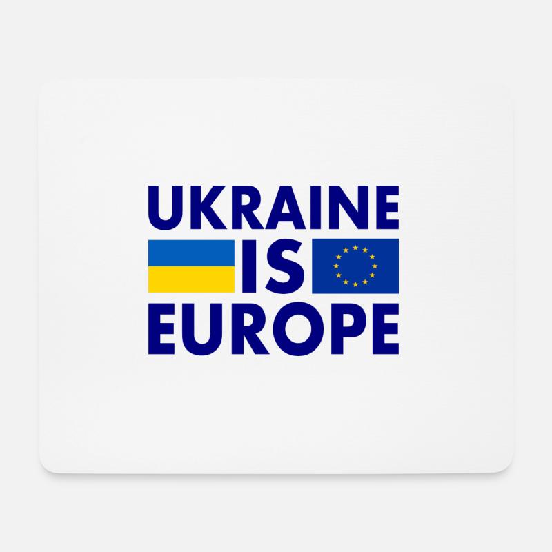 Ukraine - Mousepad (Querformat) - Weiß
