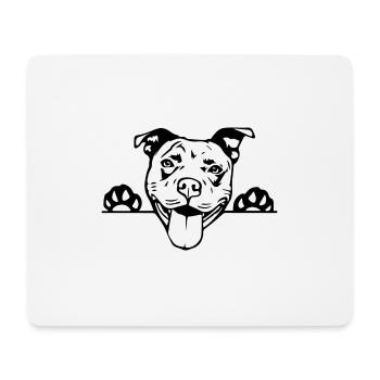 Hund Dog - Mousepad (Querformat) - Weiß - Vorne
