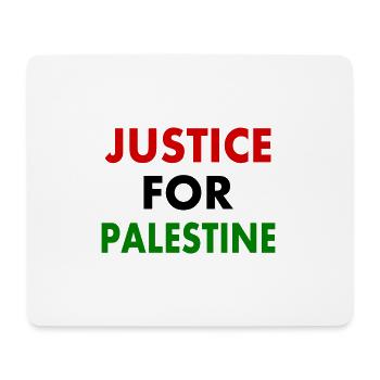 Justice for palestine - Mouse Pad (horizontal) - white - Front