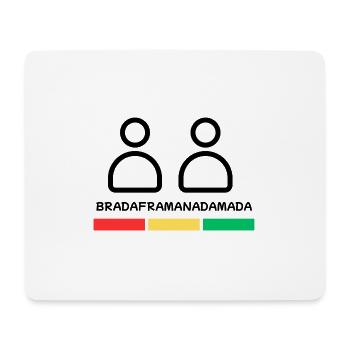 Bruder - Mousepad (Querformat) - Weiß - Vorne