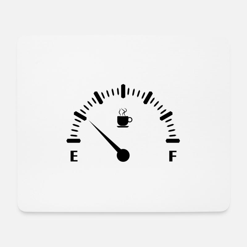 Tee Kaffee Tee Kaffee - Mousepad (Querformat) - Weiß