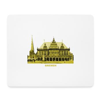 Bremen Town Hall Roland Hanseatic City Germany - Mouse Pad (horizontal) - white - Front