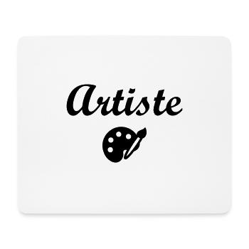 Künstler - Kunst - Mousepad (Querformat) - Weiß - Vorne