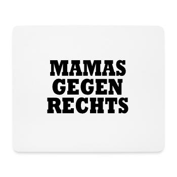 Mamas gegen rechts - Mousepad (Querformat) - Weiß - Vorne