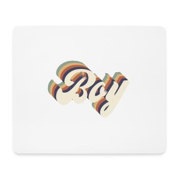 Vintage boy - Mouse Pad (horizontal) - white - Front