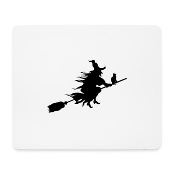 Brockenhexe - Mousepad (Querformat) - Weiß - Vorne
