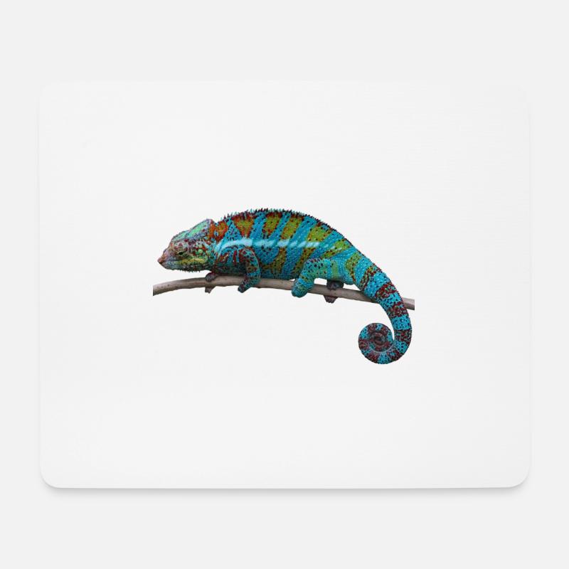 chameleon - Mouse Pad (horizontal) - white