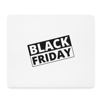 black friday - Mousepad (Querformat) - Weiß - Vorne