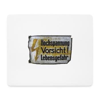 DK Vintage Schild - Mousepad (Querformat) - Weiß - Vorne