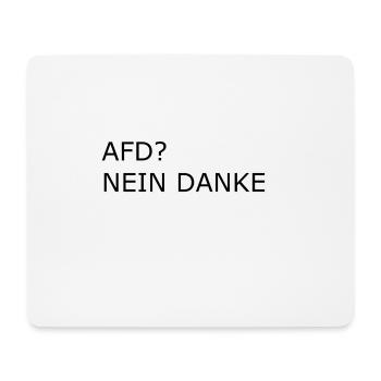 AFD ? Nein danke, Geschenk,Geschenkidee - Mousepad (Querformat) - Weiß - Vorne