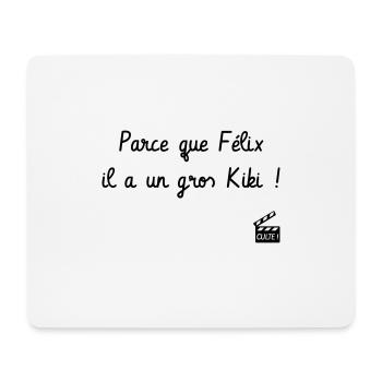 Réplique culte ! Le Père Noël est une ordure - Tapis de souris (format paysage) - blanc - Devant