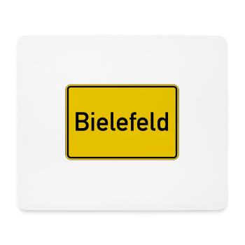 Bielefeld nom de lieu signe panneau jaune - Tapis de souris (format paysage) - blanc - Devant