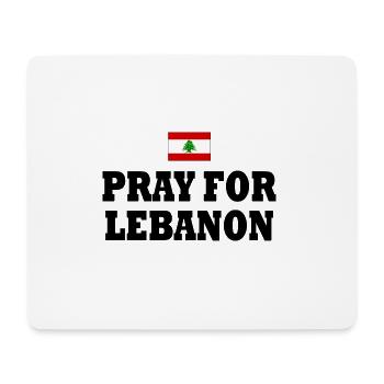 Pray for lebanon - libanon - Mousepad (Querformat) - Weiß - Vorne