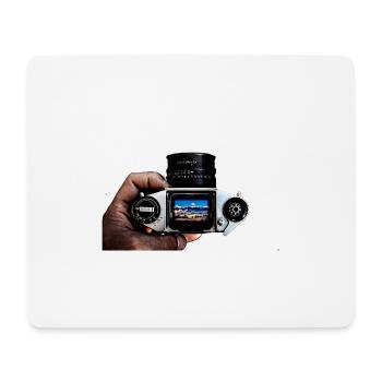 appareil photo - Tapis de souris (format paysage) - blanc - Devant