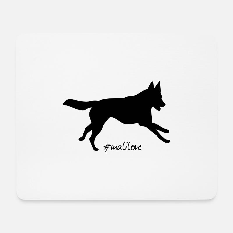 malilove - Mousepad (Querformat) - Weiß