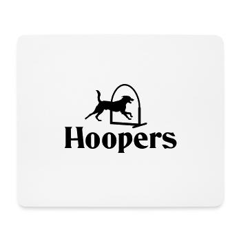 Hoopers Agility Hundesport Nr 3 - Mousepad (Querformat) - Weiß - Vorne