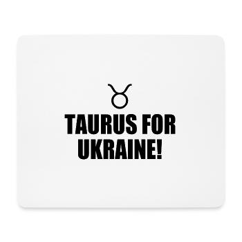 taurus for ukraine - Tapis de souris (format paysage) - blanc - Devant