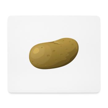 Kartoffel - Mousepad (Querformat) - Weiß - Vorne