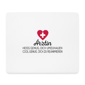 Ärztin - Mousepad (Querformat) - Weiß - Vorne