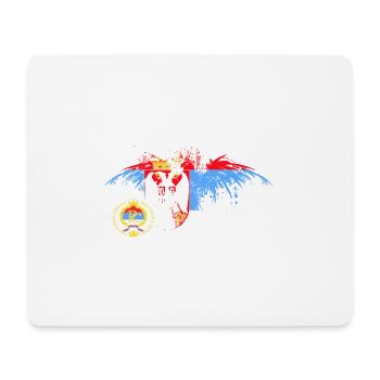 Srpska Zastava RS - Tapis de souris (format paysage) - blanc - Devant