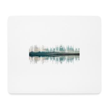 Audio Neuseeland Musik Geschenk - Mousepad (Querformat) - Weiß - Vorne