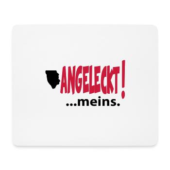 Angeleckt - Mousepad (Querformat) - Weiß - Vorne