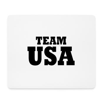 Team usa - Mousepad (Querformat) - Weiß - Vorne