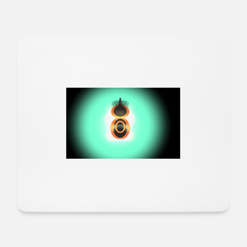 Kürbis 2 - Mousepad (Querformat) - Weiß