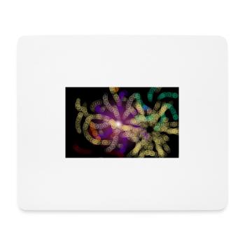Feu d’artifice - Tapis de souris (format paysage) - blanc - Devant