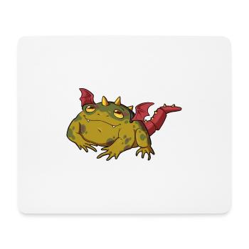Kröte - Mousepad (Querformat) - Weiß - Vorne