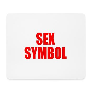 Sex symbol - Mousepad (Querformat) - Weiß - Vorne