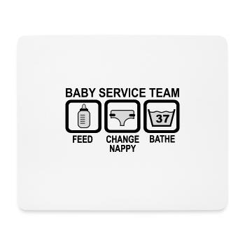 baby - Mousepad (Querformat) - Weiß - Vorne
