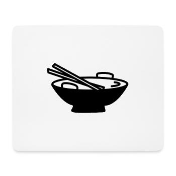 asian food - Mouse Pad (horizontal) - white - Front