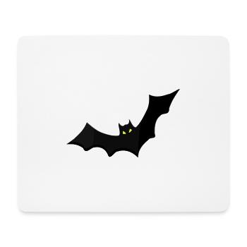Night bat with yellow eyes - Mouse Pad (horizontal) - white - Front