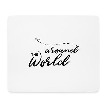THE FASHION TEE - AROUND THE WORLD - Mouse Pad (horizontal) - white - Front