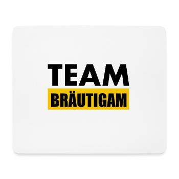 Team bräutigam - Mousepad (Querformat) - Weiß - Vorne