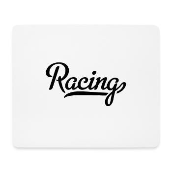 racing - Tapis de souris (format paysage) - blanc - Devant