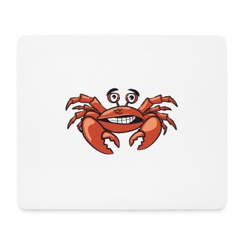 Krabbe - Mousepad (Querformat) - Weiß - Vorne