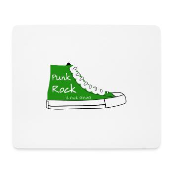 Punk Rock Chaussures - Tapis de souris (format paysage) - blanc - Devant