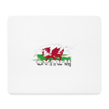 Wales merchandise - Mouse Pad (horizontal) - white - Front