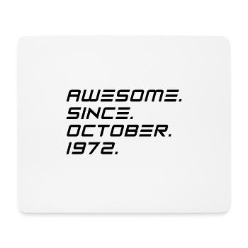 October 1972 - 50th birthday gift. Legend. - Mouse Pad (horizontal) - white - Front